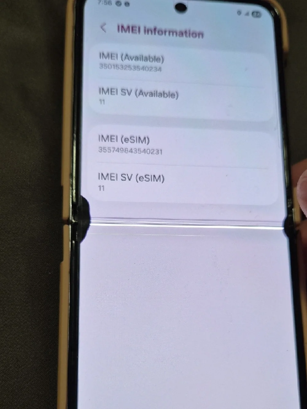 Galaxy Flip 5 With Pixel/Screen Damage- As Is